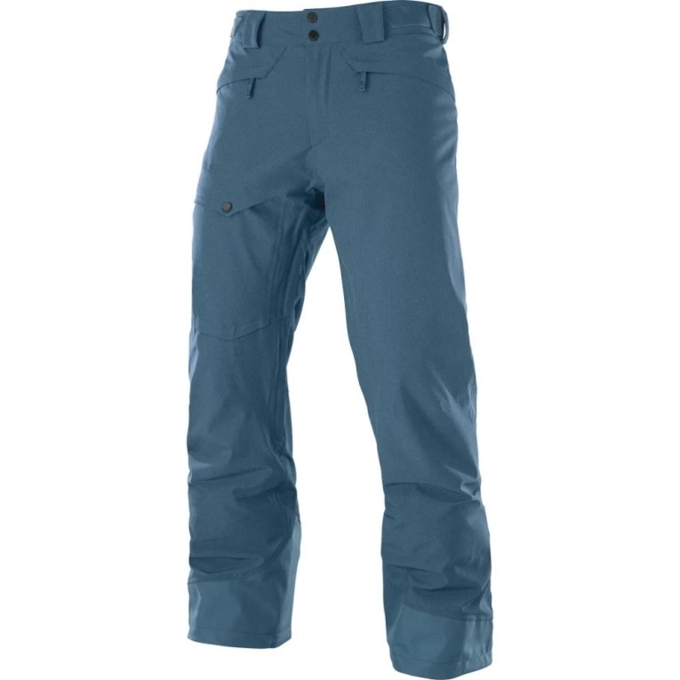 Turquoise Salomon Untracked Men's Ski Pants | IE VQ6234